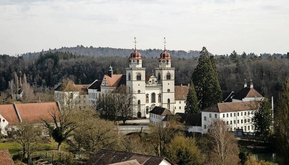 Klosterkirche Rheinau, fotografiert am Mittwoch 22. Februar 2023, in Rheinau. (Roberta Fele / Schaffhauser Nachrichten)